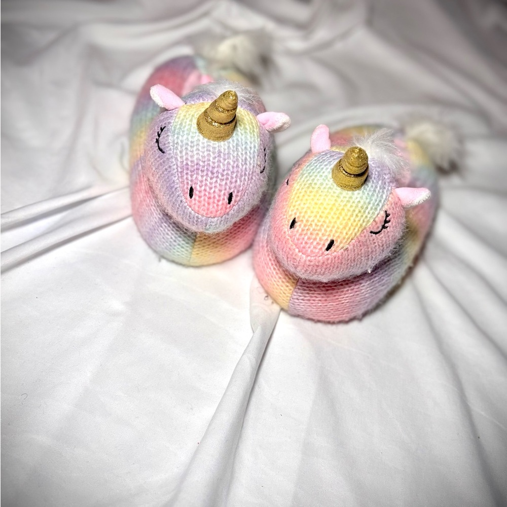 Rainbow Unicorn Slippers